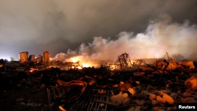 At Least 5 Dead in Texas Fertilizer Plant Explosion
