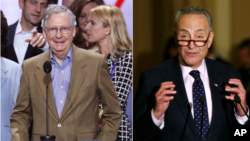 Senator Mitch McConnel (kiri) dan Chuck Schumer (foto: dok).