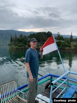 Steven Burback, pensiunan Angkatan Darat AS yang pernah bertugas di Kedutaan Besar AS di Jakarta (dok. pribadi).