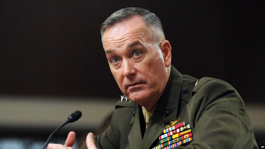 Komandan pasukan internasional di Afghanistan, Jenderal Joseph Dunford memberikan kesaksian di depan Komisi Angkatan Bersenjata Senat AS (foto: dok). 