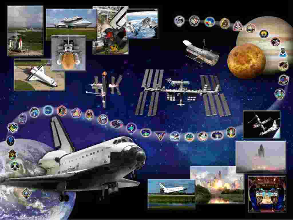 El transbordador espacial Atlantis, OV-104, se prepara para su lanzamiento desde el Centro Kennedy de la NASA en Florida.