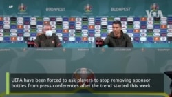 Ronaldo: UEFA Ta Gargadi ‘Yan Wasa Da Su Daina Gusar Da Kwalaben Abubuwan Sha