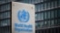 (FILES) This photograph taken on December 7, 2021 shows a sign of the World Health Organisation (WHO) at their headquarters in Geneva.