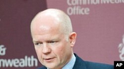 British Foreign Secretary William Hague, March 8, 2011