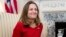 FILE - Canadian Foreign Affairs Minister Chrystia Freeland at the State Department​ in Washington, Feb. 8, 2017. 