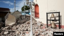 Crkva uništena u zemljotresu u Portoriku, 9. januar 2020. godine