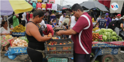 Este el mercado Oriental, el más grande de Centroamérica. Agosto de 2021. [Fotografía: Houston Castillo Valdo]