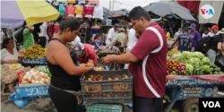 Este el mercado Oriental, el más grande de Centroamérica. Agosto de 2021. [Fotografía: Houston Castillo Valdo]