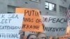 Протест представників української діаспори під час першого візиту президента Віктора Януковича до Сполучених Штатів.