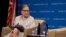 La juez Ginsburg habla en el Centro de Derecho de la Universidad de Georgetown. [Foto: Archivo]