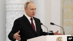 블라디미르 푸틴 러시아 대통령.
