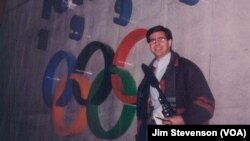 Jim Stevenson reporting from Nagano in 1998.