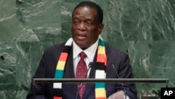 UMongameli Emmerson Mnangagwa.