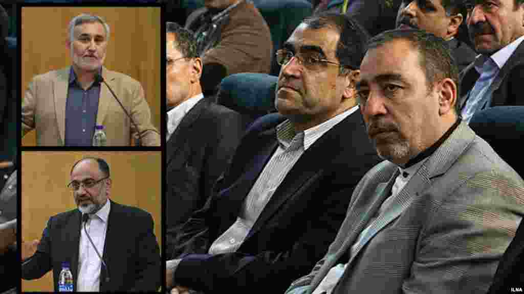 در حالی مجمع عمومی انجمن اسلامی جامعه پزشکی ایران برگزار شد، که برغم حضور مسوولان دولتی، چند چهره منتقد و ناراضی، نه تنها در این مراسم بودند بلکه در این مراسم سخنرانی کردند. محمدرضا خاتمی نائب رئیس سابق مجلس ایران که در رسانه های حکومت تریبونی ندارد و مهدی خزعلی ناراضی سیاسی و منتقد عملکرد آیت الله خامنه ای، در این مراسم سخنرانی کردند. عکاس: متین قاسمی، ایلنا