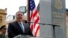 El secretario de Estado de EE.UU., Mike Pompeo pronuncia un discurso en una ceremonia en el Monumento General Patton, en Pilsen, República Checa, el 11 de agosto de 2020.