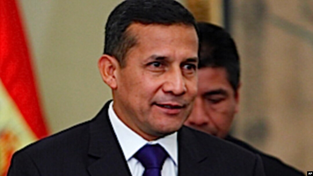Peruvian President-elect Ollanta Humala