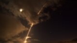 A medium-range ballistic missile target is launched from the Pacific Missile Range Facility in Kauai, Hawaii, during Flight Test Standard Missile-27, Event 2. The target was successfully intercepted by SM-6 missiles fired from the guided-missile destroyer