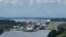 ARCHIVO - Buques de carga transitan por las esclusas de Agua Clara en el Canal de Panamá, en Colón, en las afueras de la Ciudad de Panamá, Panamá, el 3 de mayo de 2024.