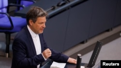Министр экономики и климатических проблем в правительстве Германии Роберт Хабек (архивное фото) 