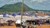 The Chingwizi transit camp has some 3,100 tents, allowing just one tent per family regardless of family size. (Photo: Human Rights Watch)