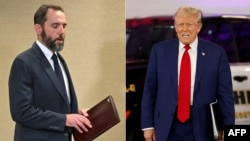 Special Counsel Jack Smith, left, in Washington, June 9, 2023, and former U.S. President Donald Trump in Howell, Michigan, Aug. 20, 2024. On Aug. 27, prosecutors filed a new indictment of Trump on charges that he tried to overturn the 2020 election after losing to Joe Biden.