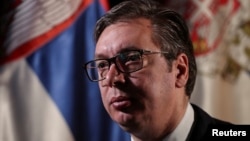 Predsednik Srbije Aleksandar Vučić u intervjuu za Rojters, 21. marta 2019.