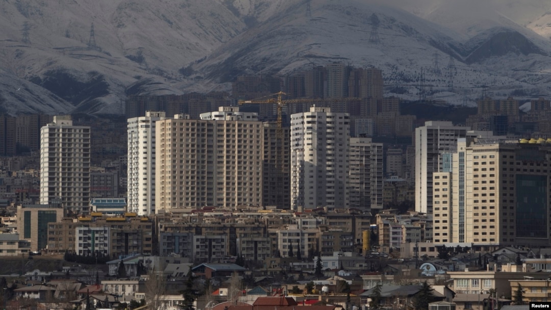 FILE - General view of housing complexes in northwestern Tehran, February 2011.