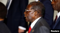 Le président zimbabwéen Robert Mugabe, 3 juillet 2017.