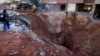 A hole in the ground near the site of the assassination of Hezbollah leader Hassan Nasrallah in Beirut's southern suburbs, Sept. 29, 2024.