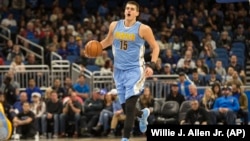 Nikola Jokic, Orlando, Florude, le 10 décembre 2016.