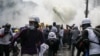 ရန်ကုန်ဆန္ဒပြမှုများ အကြမ်းဖက်ဖြိုခွဲခံရ၊ လမ်းပေါ်ထွက်သူတချို့ ဖမ်းဆီးခံရ