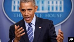 El presidente Obama señaló que trabajará con los países aliados para oponerse a cualquier esfuerzo de Rusia por desestabilizar las normas internacionales de comportamiento.