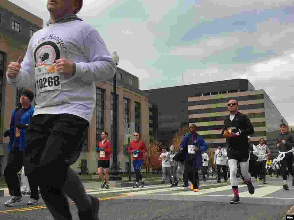 Parada do Thanksgiving na cidade de Washington DC. O evento anual é dedicado à luta contra a fome. Nov., 24, 2016