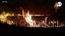 Incendios forestales arden cerca de la frontera de Bolivia con Paraguay