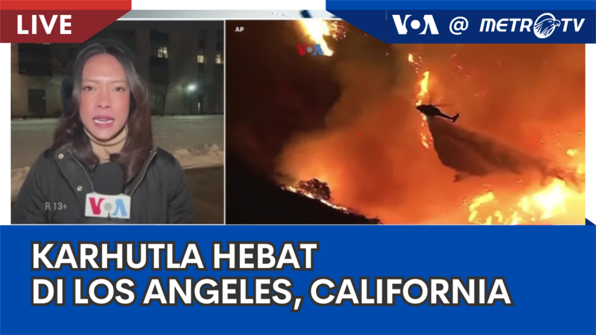 Karhutla Hebat di Los Angeles, California