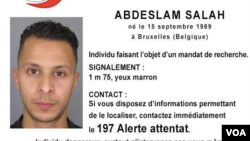 Salah Abdesalam (26 tahun), pria kelahiran Brussels, Belgia yang dinyatakan sebagai tersangka ke-8 dalam serangan di Paris. 