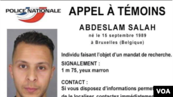 Appel à témoin contre un suspect des attentats de Paris (capture d'écran)