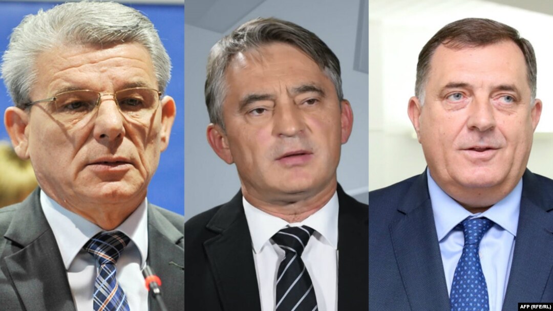 Šefik Džaferović, Željko Komšić i Milorad Dodik