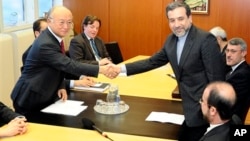 El vicecanciller iraní Abbas Araghchi, y el director general de la AIEA, Yukiya Amano, acordaron reanudar las negociaciones de inmediato, el martes 29 de octubre.
