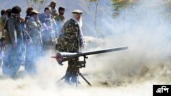 পাঞ্জশির প্রদেশে প্রশিক্ষণ নিচ্ছেন আহমাদ মাসউদের অনুসারীরা। আগস্ট ৩০, ২০২১- এপি 