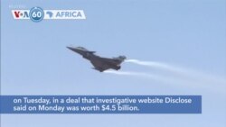 VOA60 Africa - Egypt has signed a contract with France to buy 30 Rafale fighter jets