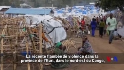 Les déplacés de l'Ituri en RDC (vidéo)