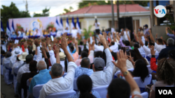 Setenta diputados sandinistas ratificaron la pena de cadena perpetua en Nicaragua el 18 de enero de 2021. [Foto Houston Castillo, VOA]