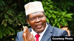 FILE - Kenyan opposition figure Miguna Miguna, shown in an undated photo, is trying to re-enter the African country after his deportation in early February. 