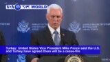 VOA60 World - Pence Announces Cease-fire in Turkish Assault in Syria