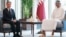 Sekretari i Shtetit Antony Blinken gjatë takimit me Emirin e Katarit Al-Thani në Doha, Katar më 24 tetor 2024