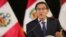 Allocution télévisée du président Martin Vizcarra à la nation péruvienne, Lima, Pérou, le 30 septembre 2019.