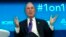 FILE - Former New York City mayor and founder of the global finances services and media company Bloomberg L.P. Michael Bloomberg speaks at World Bank/IMF Spring Meetings, in Washington, April 19, 2018.