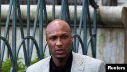 FILE - Former NBA star Lamar Odom. 