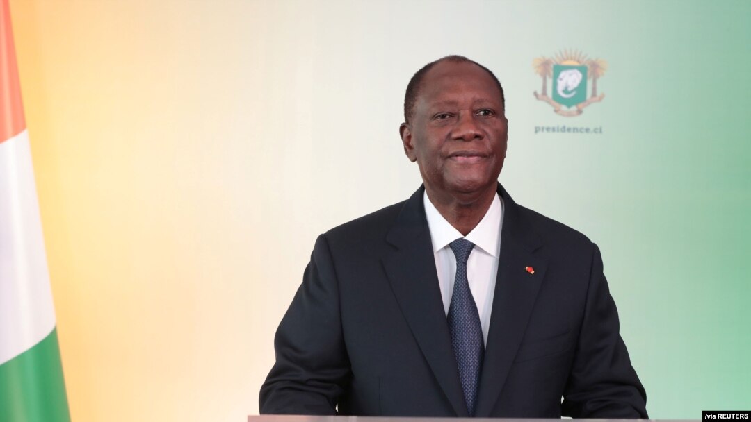 Perezida wa Cote d'Ivuware Alassane Ouattara